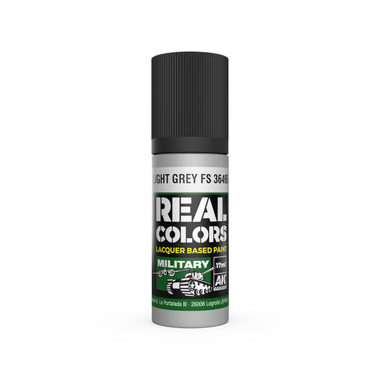AK Interactive RC921 Light Grey FS 36495 17ml Real Colours Lacquer Paint