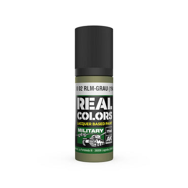 AK Interactive RC933 RLM 02 RLM-GRAU (1941) 17ml Real Colours Lacquer Paint