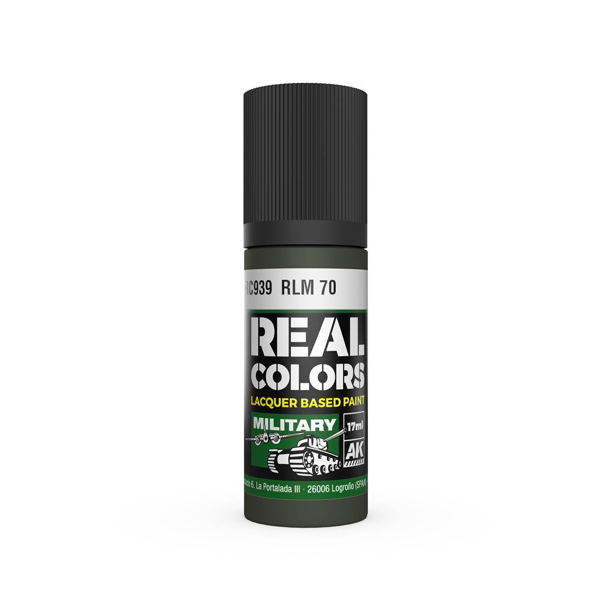 AK Interactive RC939 RLM 70 17ml Real Colours Lacquer Paint