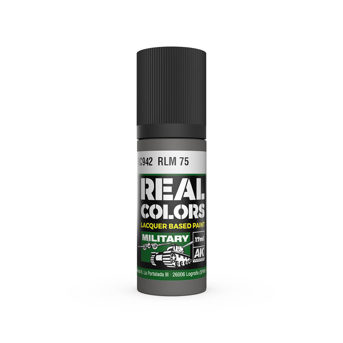 AK Interactive RC942 RLM 75 17ml Real Colours Lacquer Paint