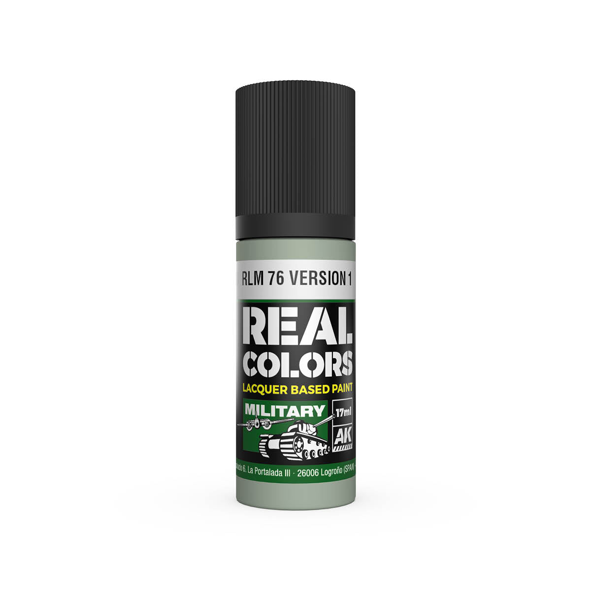 AK Interactive RC943 RLM 76 Version 1 17ml Real Colours Lacquer Paint
