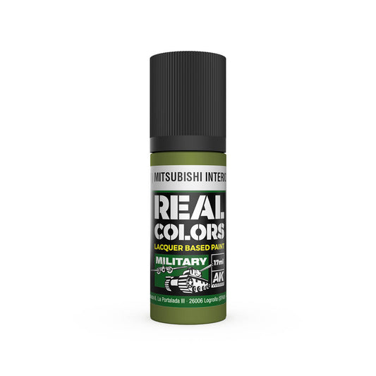 AK Interactive RC956 IJN M3 M MITSUBISHI Interior Green 17ml Real Colours Paint