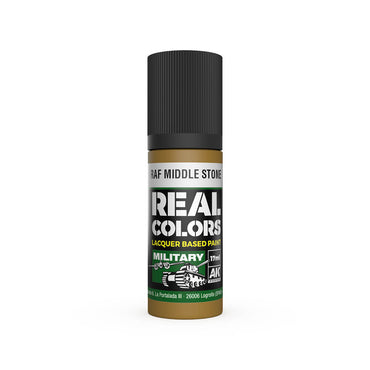 AK Interactive RC966 RAF Middle Stone 17ml Real Colours Lacquer Paint