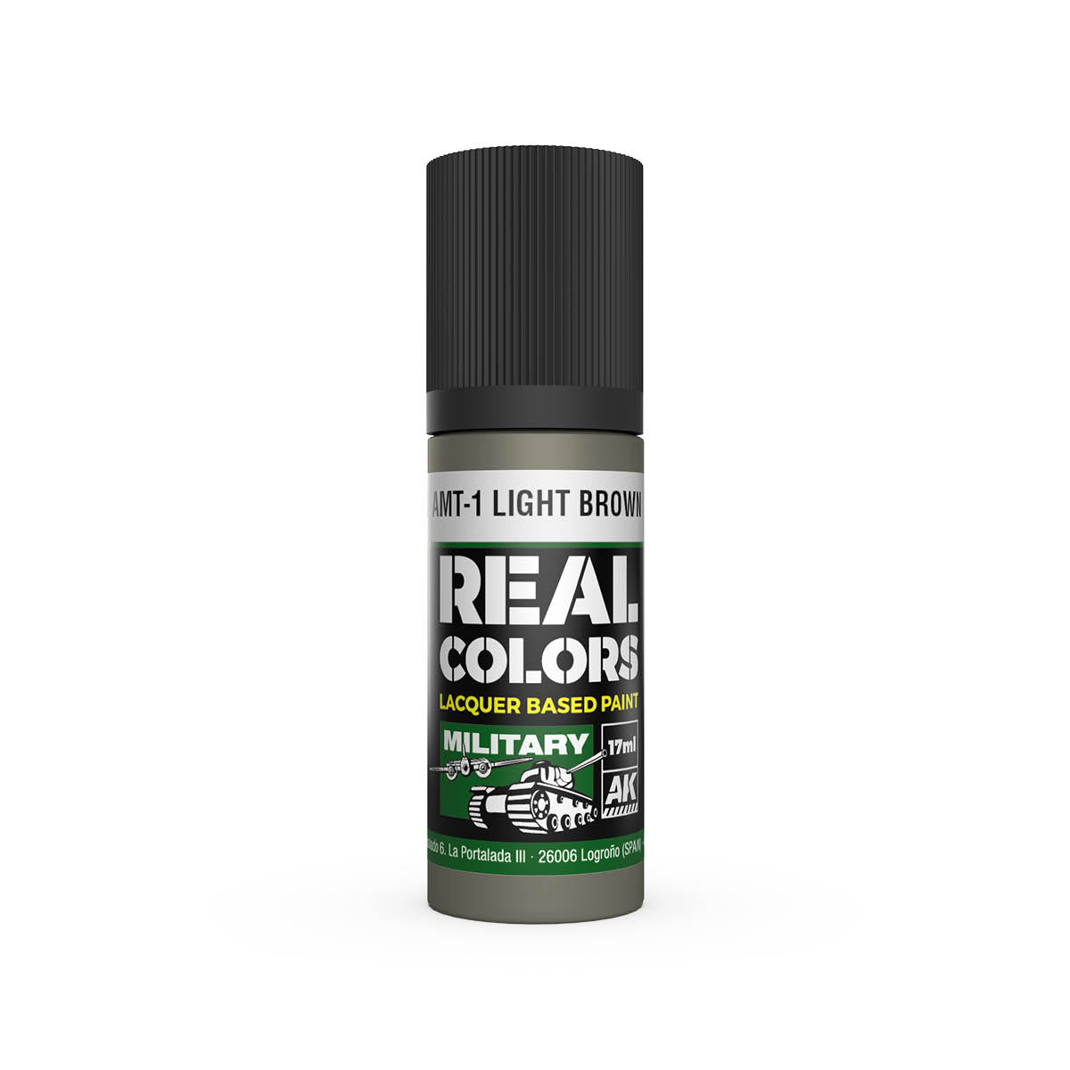 AK Interactive RC974 AMT-1 Light Brown 17ml Real Colours Lacquer Paint