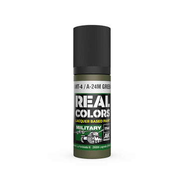 AK Interactive RC975 AMT-4 / A-24M Green 17ml Real Colours Lacquer Paint