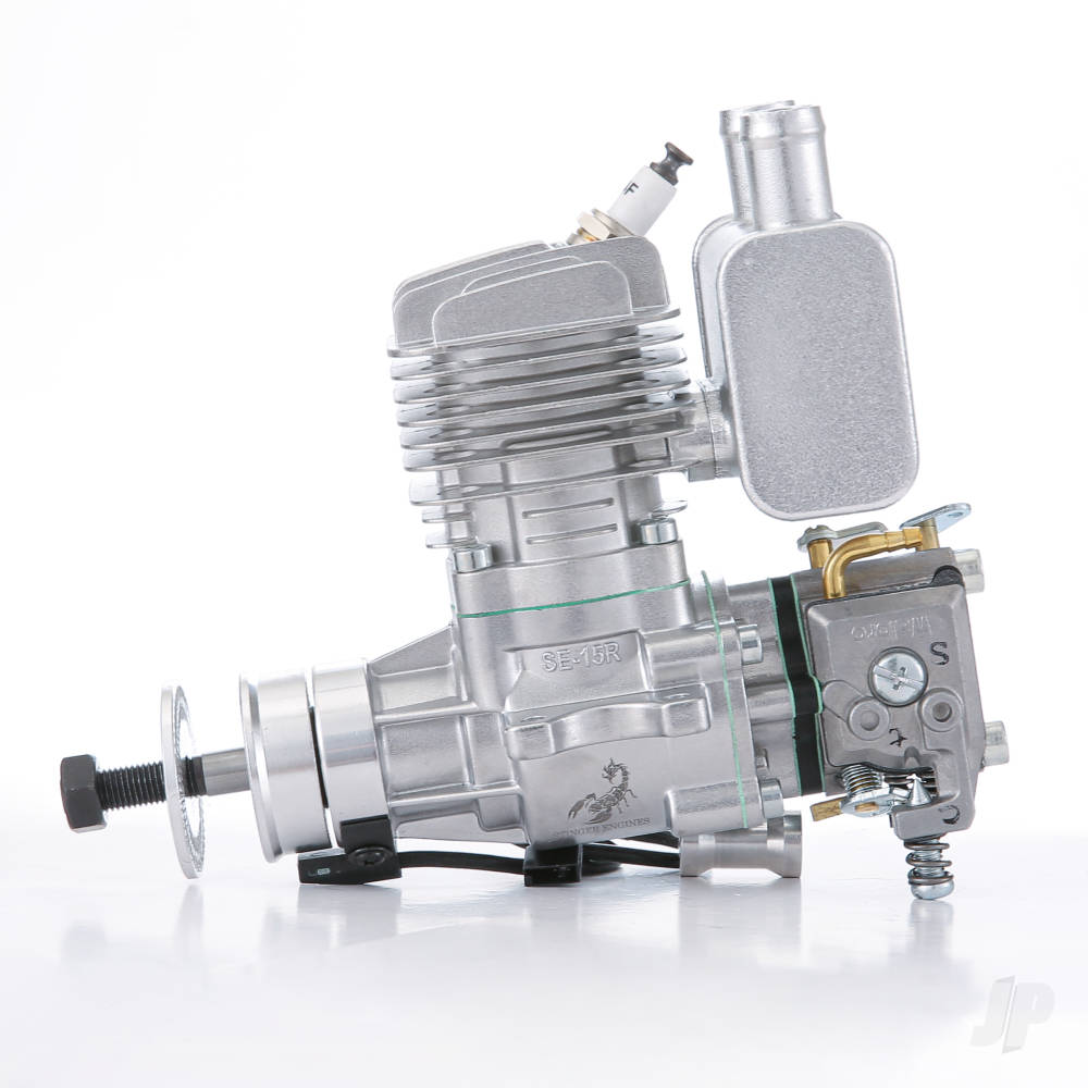 Stinger Engines 15cc Single Cylinder Rear Exhaust 2-Stroke Petrol Engine RCGF15RE