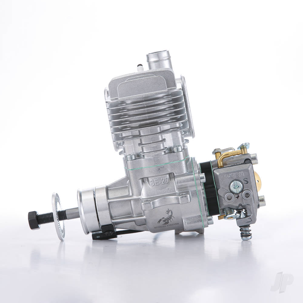 Stinger Engines 20cc Single Cylinder Side Exhaust 2-Stroke Petrol Engine RCGF20SE