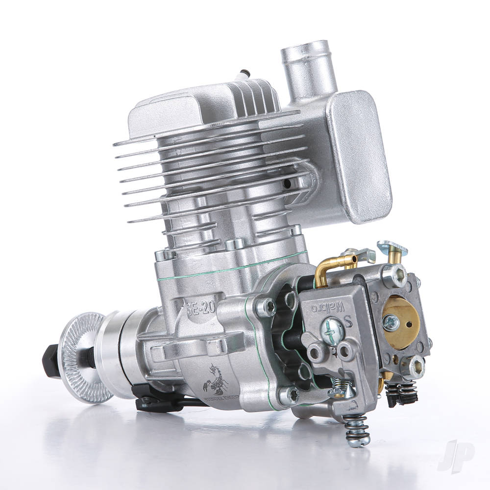 Stinger Engines 20cc Single Cylinder Side Exhaust 2-Stroke Petrol Engine RCGF20SE