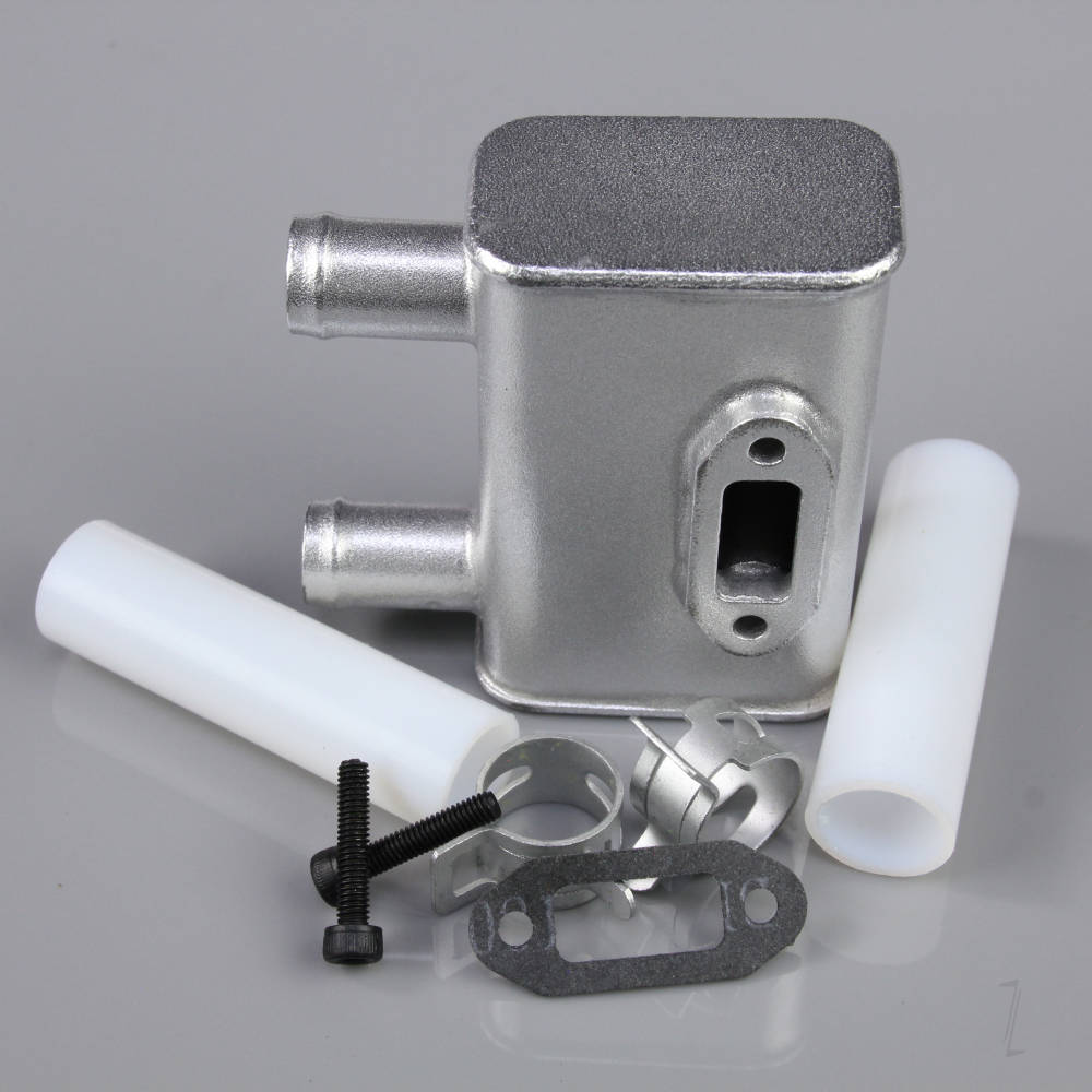 Model Engine Muffler Stinger Engines Muffler (fits 26cc RE) RCGF26-015 – Jadlam Toys & Models
