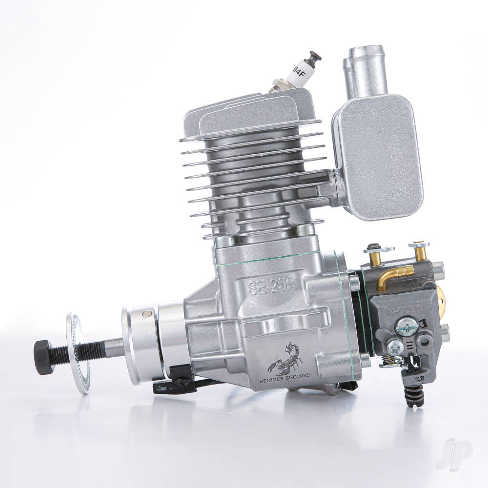 Stinger Engines 26cc Single Cylinder Rear Exhaust 2-Stroke Petrol Engine RCGF26RE