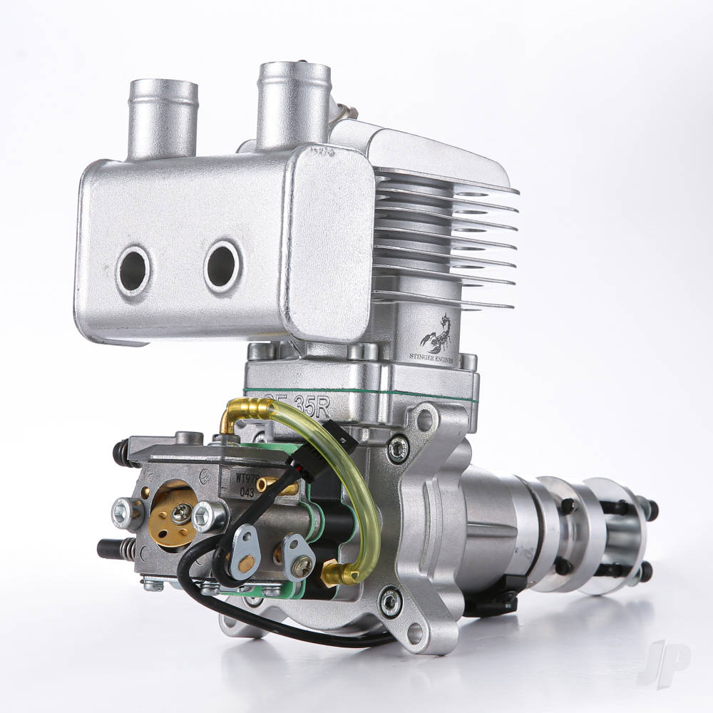 Stinger Engines 35cc Single Cylinder Rear Exhaust 2-Stroke Petrol Engine RCGF35RE