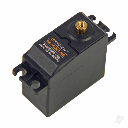 Radient RS-HV201-MG Standard 10kg Analog HV MG Servo A0402