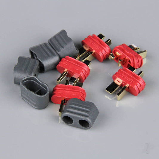 Radient Deans Male with Cap Ends (ESC End) (5 pcs) AC010013