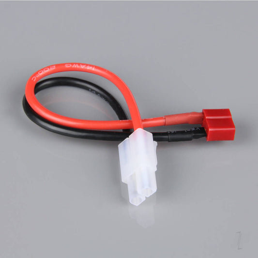 Radient Battery Adapter, Deans (HCT) Female to Tamiya Male, 14AWG, 100mm AC010113