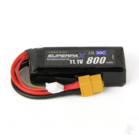 Radient LiPo 3S 800mAh 11.1V 30C XT60 B8003S30XT60
