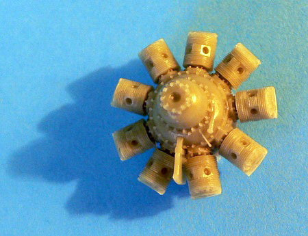 Radial Engines & Wheels REW72003 1:72 Bristol Perseus radial engine As used on