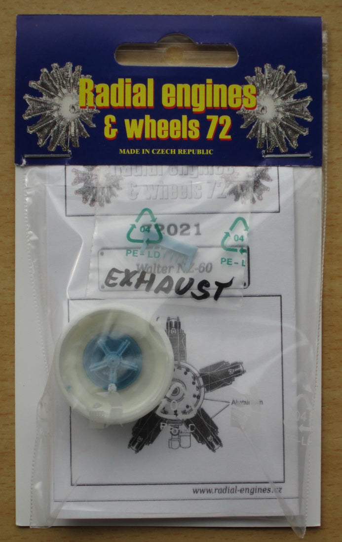 Radial Engines & Wheels REW72021 1:72 Walter NZ-60