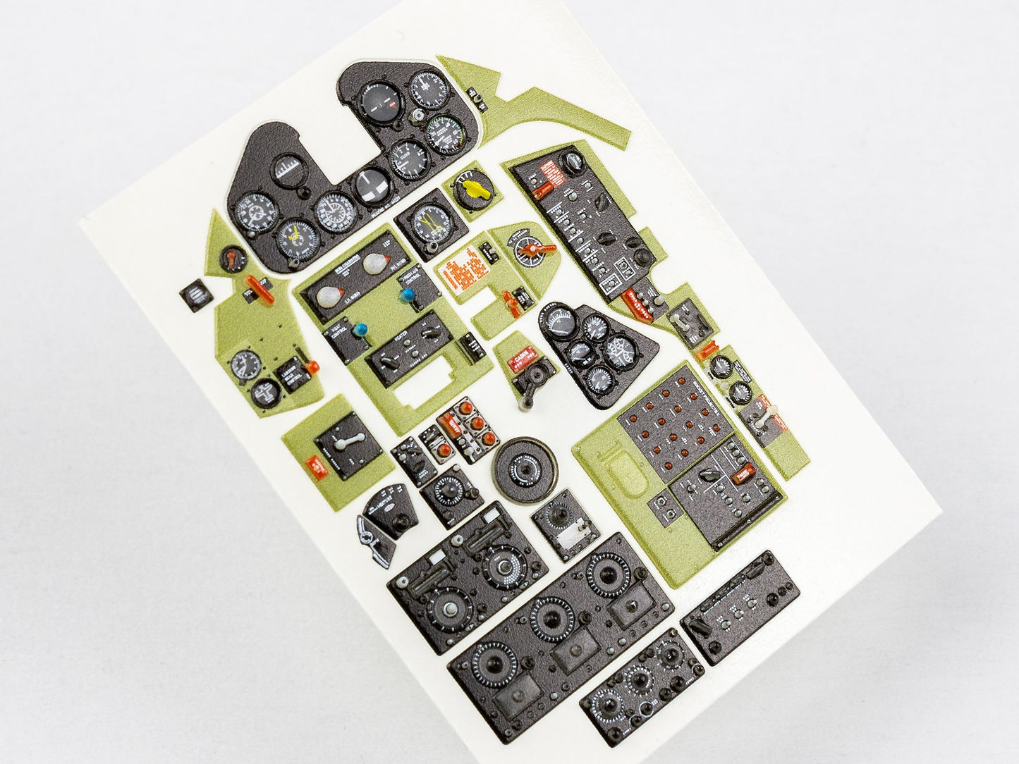 Red Fox Studio RFS-24002 1:24 Grumman F6F-5 Hellcat 3D Acrylic Instrument Panel