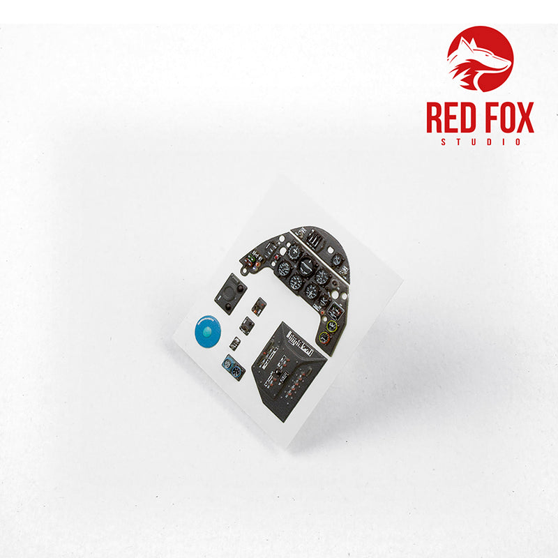 Red Fox RFS-24007 1:24 Bf-109G-2 3D Acrylic Instrument Panel