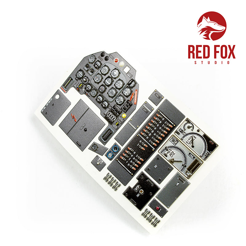 Red Fox RFS-24008 1:24 Ju-87B-2 Stuka 3D Acrylic Instrument Panel