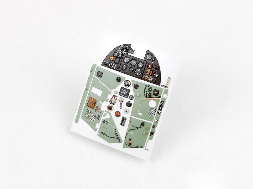 Red Fox Studio RFS-24009 1:24 Hawker Hurricane Mk.II 3D Acrylic Instrument Panel