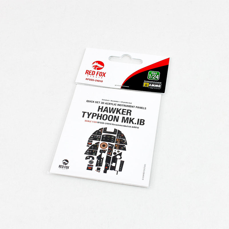 Red Fox Studio RFS-24010 1:24 Hawker Typhoon Mk.Ib 3D Acrylic Instrument Panel