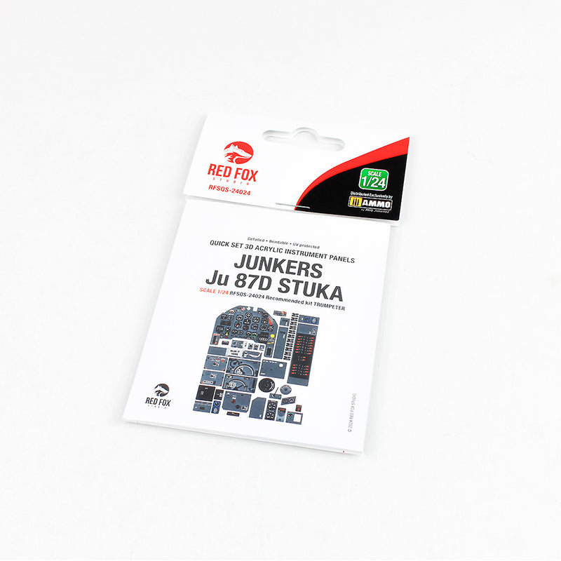 Red Fox Studio RFS-24024 1:24 Junkers Ju-87D Stuka 3D Acrylic Instrument Panel