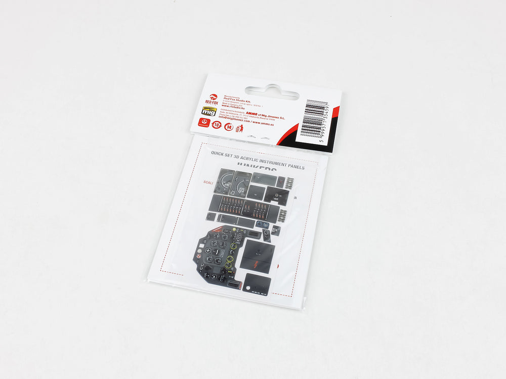 Red Fox Studio RFS-24025 1:24 Junkers Ju-87R Stuka 3D Acrylic Instrument Panel