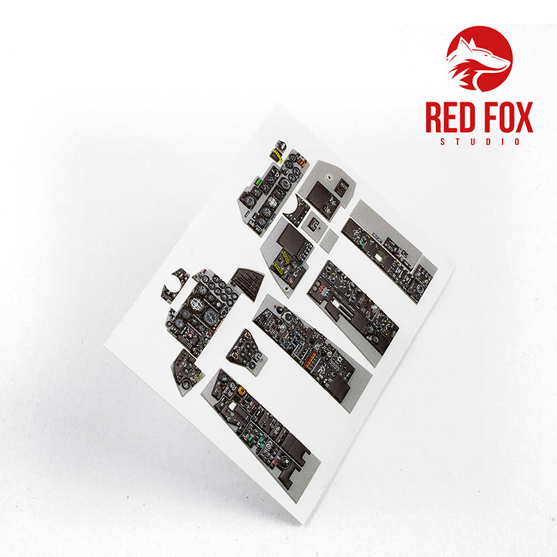 Red Fox RFS-32002 1:32 F-4C Phantom II 3D Acrylic Instrument Panel