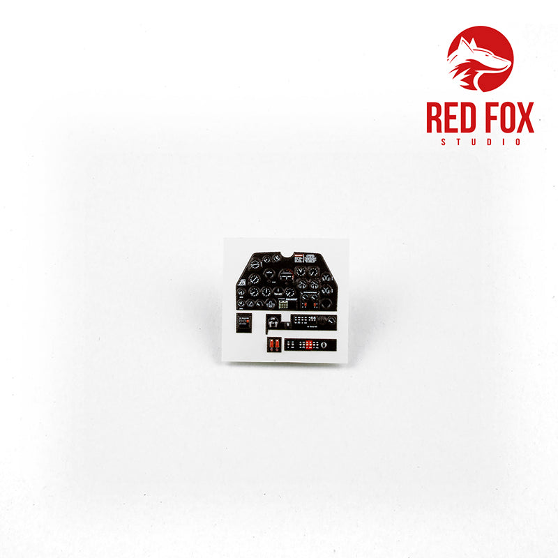 Red Fox RFS-32003 1:32 P-38L-5 Lightning 3D Acrylic Instrument Panel