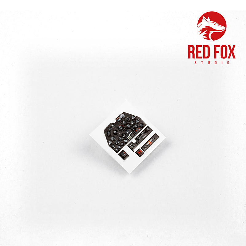 Red Fox RFS-32003 1:32 P-38L-5 Lightning 3D Acrylic Instrument Panel