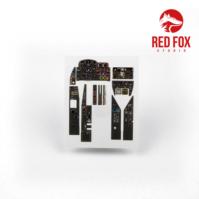 Red Fox RFS-32008 1:32 Me-262B-1/U-1 3D Acrylic Instrument Panel