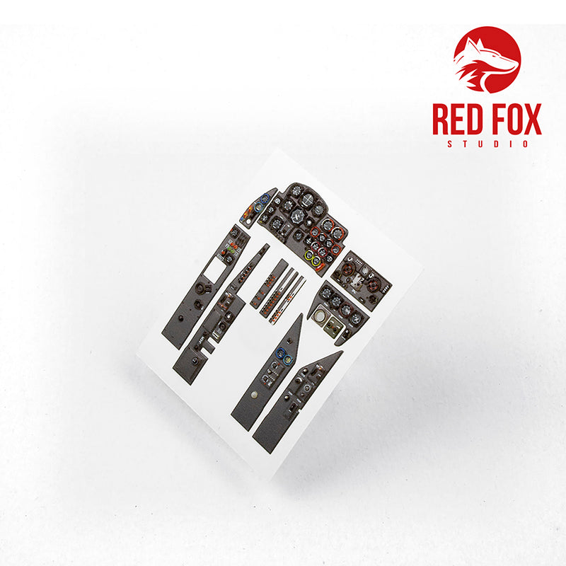 Red Fox RFS-32008 1:32 Me-262B-1/U-1 3D Acrylic Instrument Panel