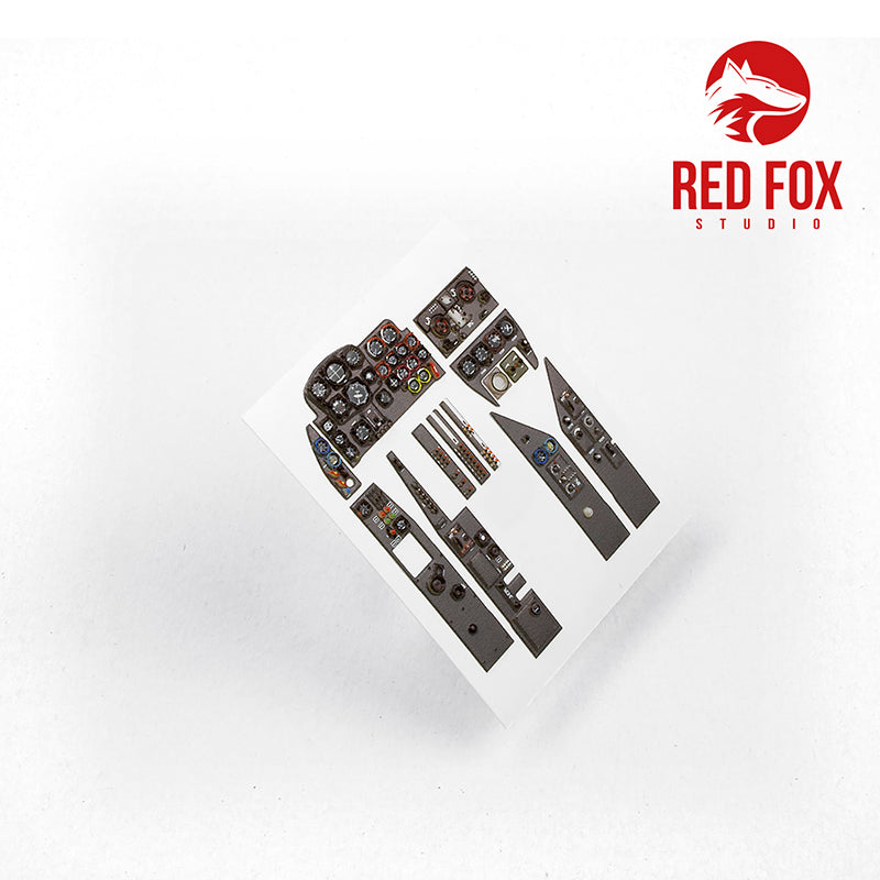 Red Fox RFS-32008 1:32 Me-262B-1/U-1 3D Acrylic Instrument Panel