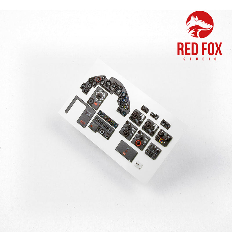 Red Fox Studio RFS-32012 1:32 Junkers Ju-88A-4 Quick Set 3D Acrylic Instr. Panel