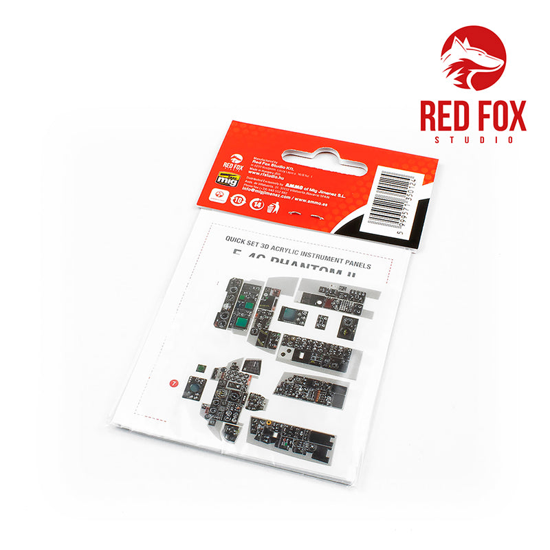 Red Fox RFS-32013 1:32 F-4G Wild Weasel 3D Instrument Panel