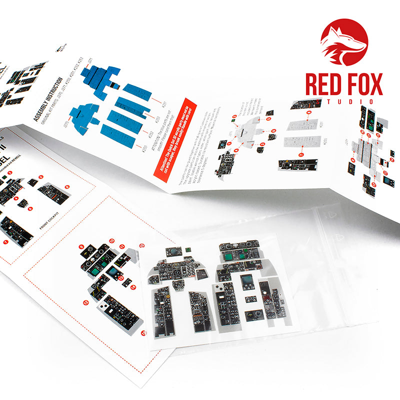 Red Fox RFS-32013 1:32 F-4G Wild Weasel 3D Instrument Panel