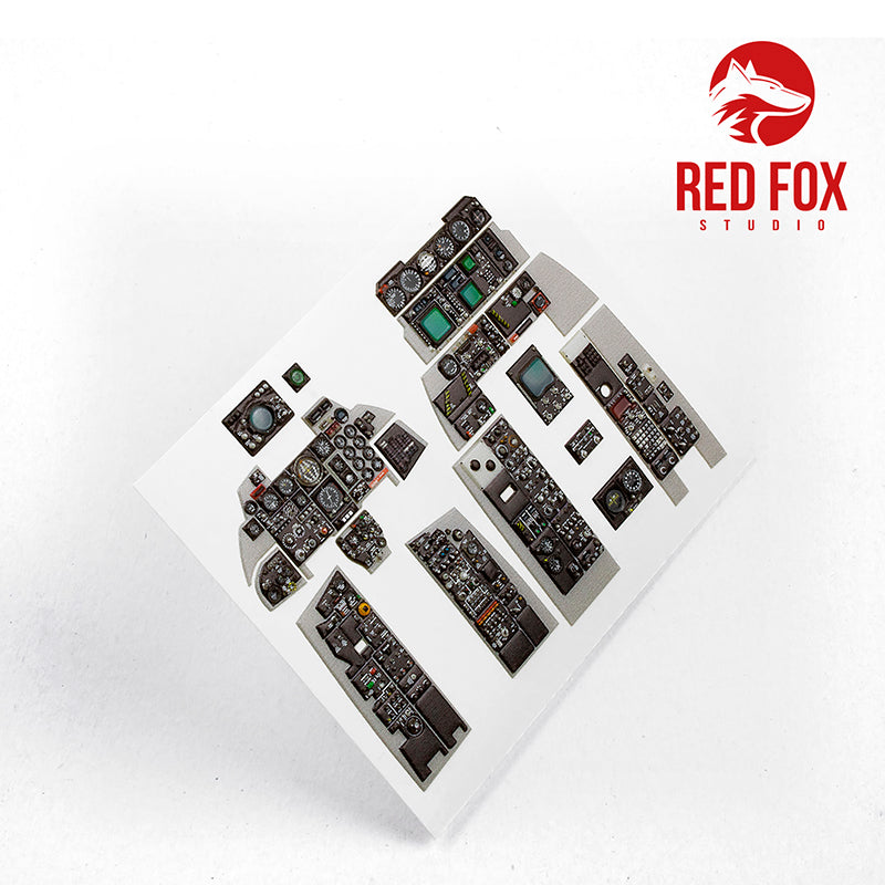Red Fox RFS-32013 1:32 F-4G Wild Weasel 3D Instrument Panel