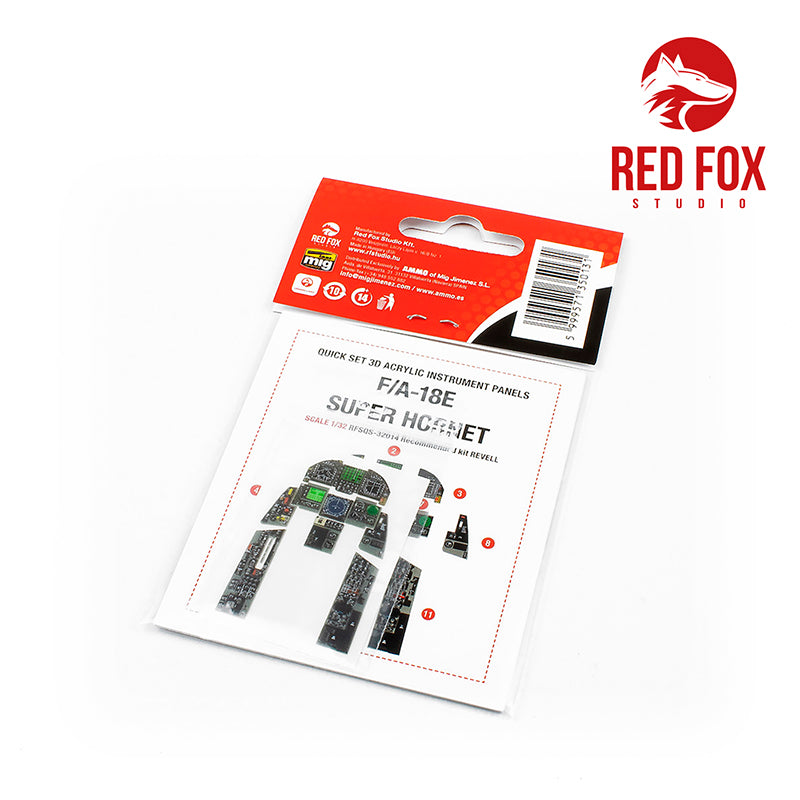 Red Fox RFS-32014 1:32 F/A-18E Super Hornet 3D Instrument Panel