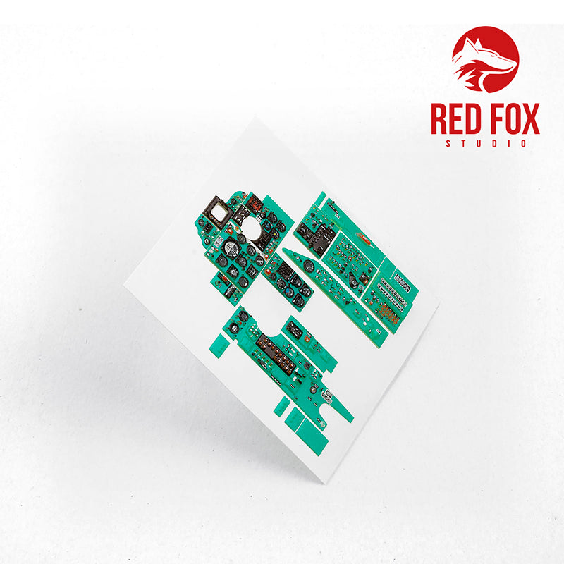 Red Fox RFS-32016 1:32 MiG-21MF Fishbed-J 3D Instrument Panel