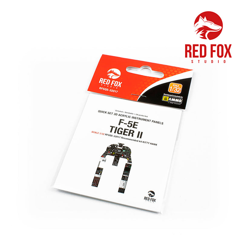 Red Fox RFS-32017 1:32 F-5E Tiger II 3D Acrylic Instrument Panel