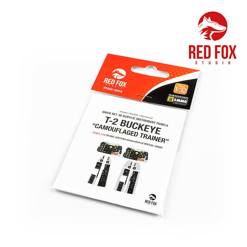 Red Fox RFS-32019 1:32 T-2C Buckeye 3D Acrylic Instrument Panel
