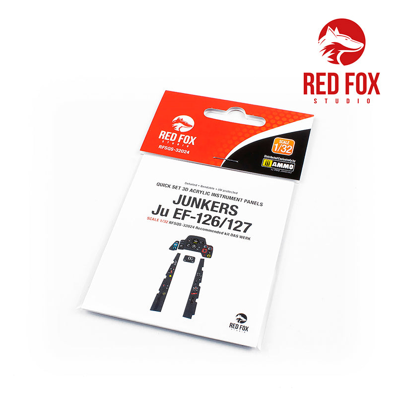 Red Fox RFS-32024 1:32 Ju EF-126/127 3D Acrylic Instrument Panel