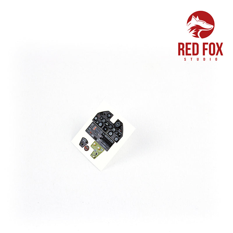 Red Fox RFS-32025 1:32 P-40E Warhawk 3D Acrylic Instrument Panel