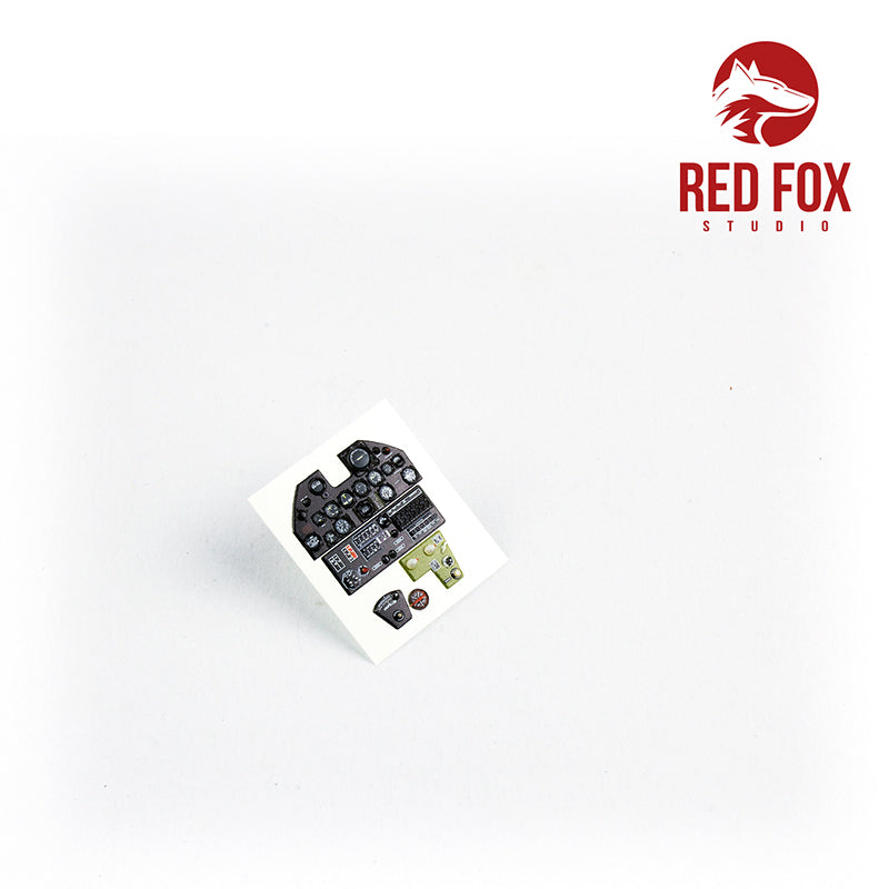 Red Fox RFS-32025 1:32 P-40E Warhawk 3D Acrylic Instrument Panel