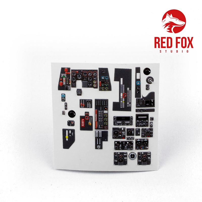 Red Fox RFS-32028 1:32 He-219A-0/A2 3D Acrylic Instrument Panel