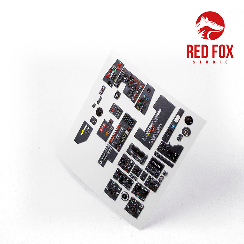 Red Fox RFS-32028 1:32 He-219A-0/A2 3D Acrylic Instrument Panel