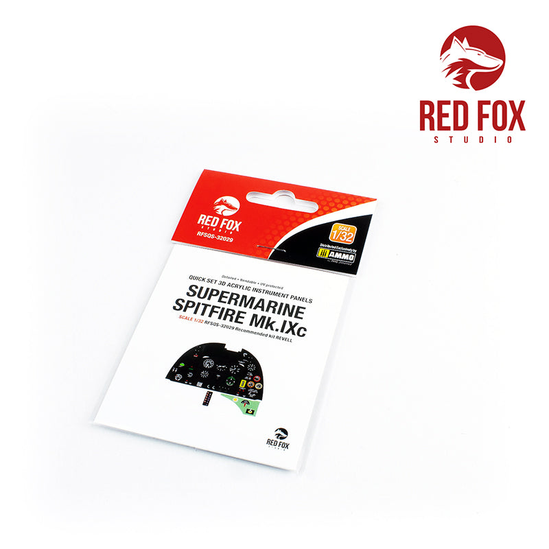 Red Fox RFS-32029 1:32 Spitfire Mk.IXc 3D Acrylic Instrument Panel
