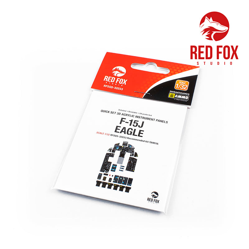 Red Fox RFS-32033 1:32 F-15J Eagle 3D Acrylic Instrument Panel