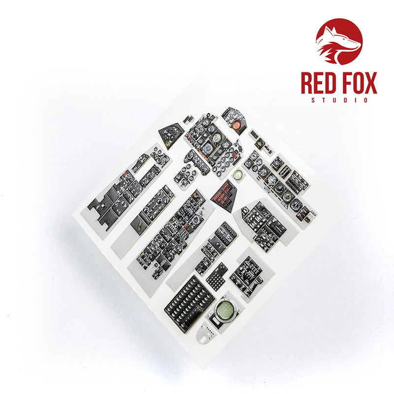 Red Fox RFS-32036 1:32 F-4J Phantom II 3D Acrylic Instrument Panel